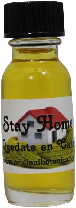 Original Products Stay Home Oil Spiritual Healing Witchcraft Magical Anointing Oils for Spells and Candles Prayer Ritual Cleansing Protection Voodoo Hoodoo