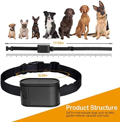 Electric Dog Fence System – Wireless Pet Containment System with Dual Waterproof Shock Collars, 984 Ft Underground Wire Covers 1.2 Acres for Small, Medium & Large Dogs (4 lbs+)