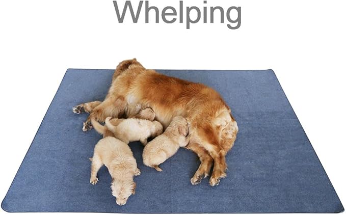 Peepeego Non-Slip Dog Pad 72"x72", Washable Pee Pad Waterproof for Training, Whelping