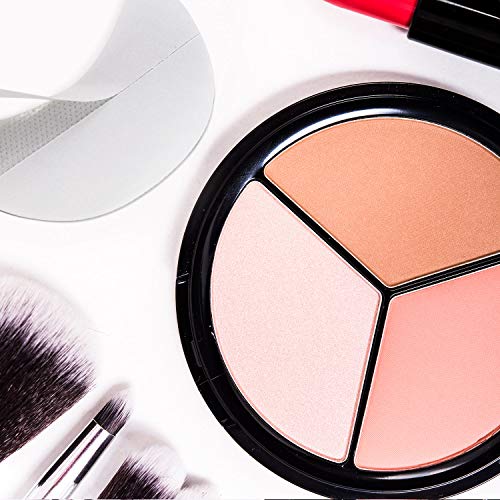 Yaomiao 200 Pcs Eyeshadow Shields Eyeshadow Tape Eye Shadow Stencil Stickers Lint Free Gel Pad Patches Prevent Makeup Residue for Eyelash Extensions, Eyeliner, Lip and Tinting Makeup