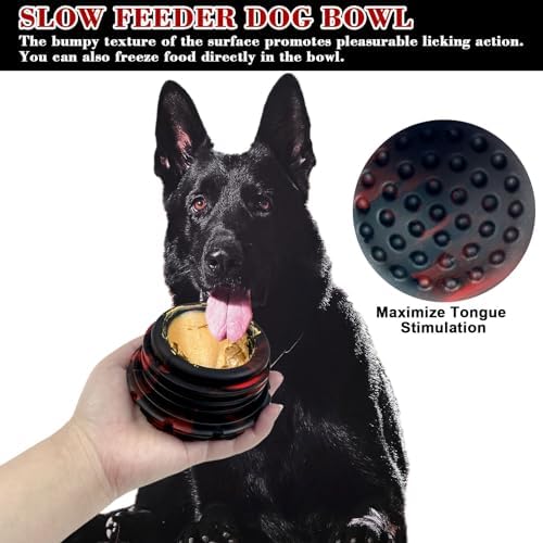 Yipetor Interactive Dog Chew Toy, Large Enrichment Frozen Treat Lick Ball