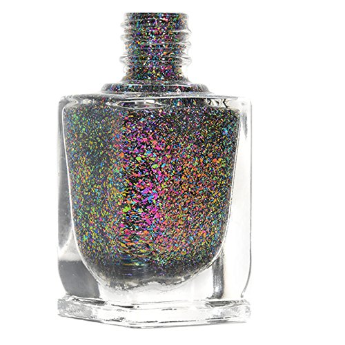 ILNP Kaleidoscope - Purple, Magenta, Green, Gold, Turquoise Ultra Chrome Color Shifting Flakie Nail Polish