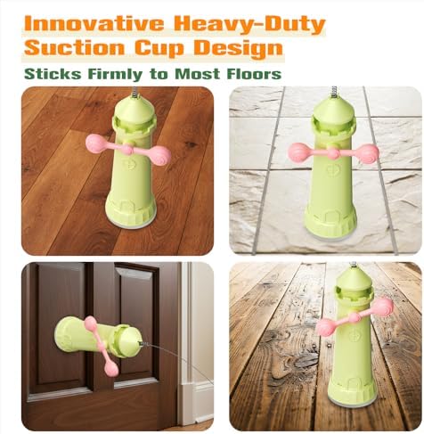 Interactive Cat Toys Play Chase Exercise, Powerful Cat Suction Cup Toy