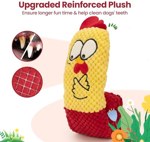 HGB Squeaky Snuffle Dog Puzzle Toy for Medium Small Dogs