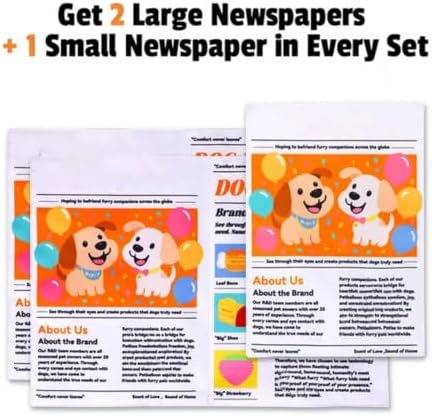 Newspaper Dog Toy Tear-Resistant Washable Interactive