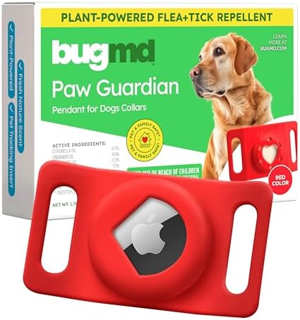BugMD Paw Guardian Flea and Tick Prevention Pendant for Dogs