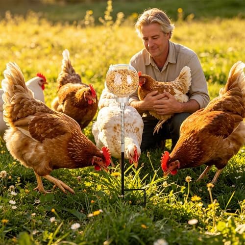 2 Pcs Chicken Treat Dispenser Chicken Slow Feeder Ball
