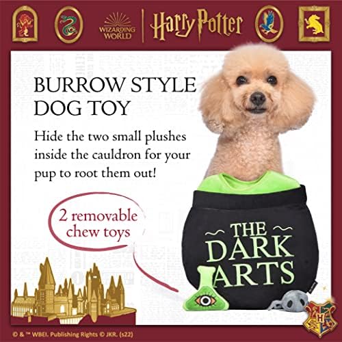 Harry Potter Dark Arts Potion Burrow Dog Toy, 10 Inch