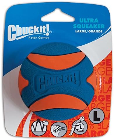 Chuckit! (3 Pack) Ultra Squeaker Ball, Large