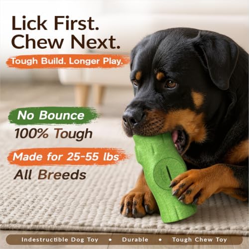 KADTC XL 3-in-1, Frozen Treat Dog Toy, Tough Chew Toy, Lick Bone for Dogs