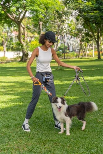 OllyDog Tugger | Dog Tug Toy for Tug of War & Training | Durable Bite Pillow | Eco-Friendly Recycled | Handle | Medium Large Dogs (Cloud9)