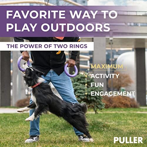 COLLAR Puller Dog Toy Ring for Small Medium Large Dogs Fetch Floating Disc