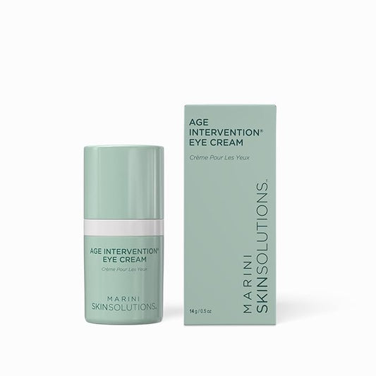 Marini SkinSolutions Age Intervention Eye Cream - Anti-Aging Formula to Visibly Reduce the Appearance of Fine Lines & Wrinkles - Cruelty Free - Made in the USA - 0.5 oz