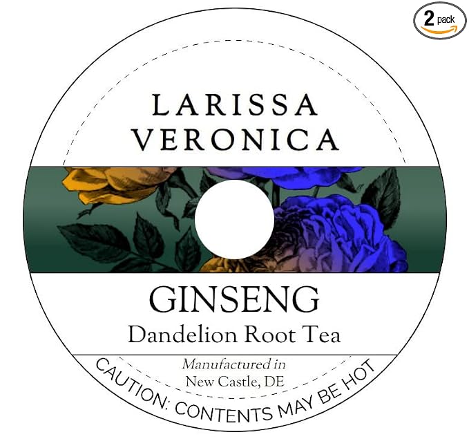 Ginseng Dandelion Root Tea (Single Serve K-Cup Pods) (12 pods, ZIN: 572851) - 2 Pack