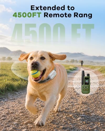 Shock Collar for Dogs 3 Pack - 4500FT Dog Training Collar with Remote