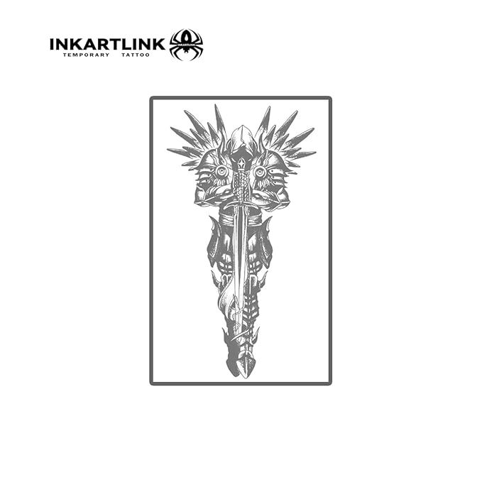 INKARTLINK Semi Permanent Tattoo, Temporary Tattoo, Beautiful and Realistic Design, Fun Tattoo Experience, Cruelty-free, Non-reflective, Waterproof (Angel Comes 2)
