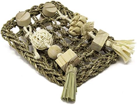 Oxbow Enriched Life Play Wall, Small, Rabbit Toys, Guinea Pig Toys, Enrichment for Bunny, Guinea Pig, Hamster, Rabbit, Chinchilla, Rat, Chinchilla Cage Accessories, Small Pet Accessories for Cage