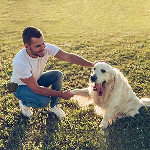 AUDWUD Silicone Dog Treat Pouch with Clicker Magnetic Closure Secure Clip