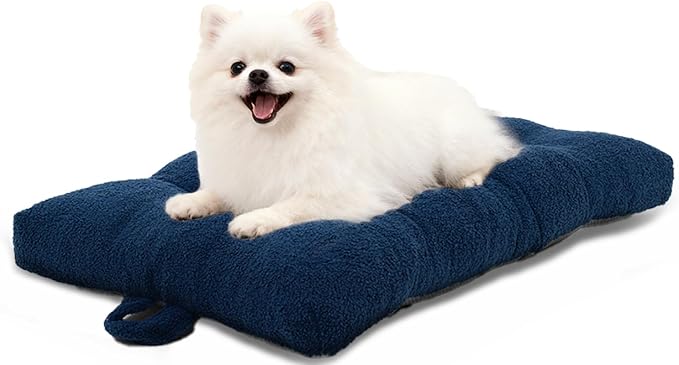 Washable Dog Couch Bed, Pet Sofa with Removable Cushion & Non-Slip Bottom, Orthopedic Plush Furniture for Medium/Large Dogs,Cat & Dog Loveseat.(Blue)