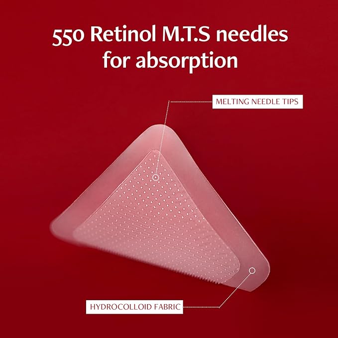 MEDITHERAPY Shumage Retinol 550 Deep Shot Patch (4 EA), Faicial Patches for Wrinkle Care, Retinol & Bakuchiol, Deep Care on 11 Lines and Smilelines, Korean Skincare