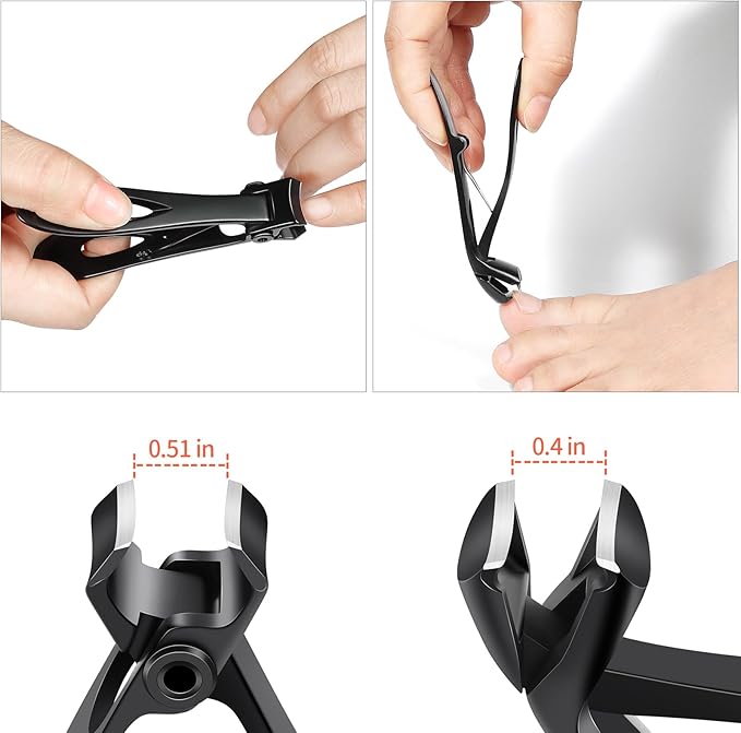 Stocking Stuffers Gifts for Men Adults Seniors, Nail Clippers with Catcher, Christmas Gifts for Men Dad Boyfriend Teens Him, Heavy Duty Clipper for Mens Women Seniors