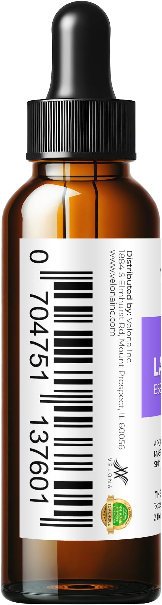 velona Lavender Essential Oil by Velona - 2 Fl Oz | Therapeutic Grade | for Aromatherapy Diffuser, Massage, Skincare, Haircare, Soapmaking