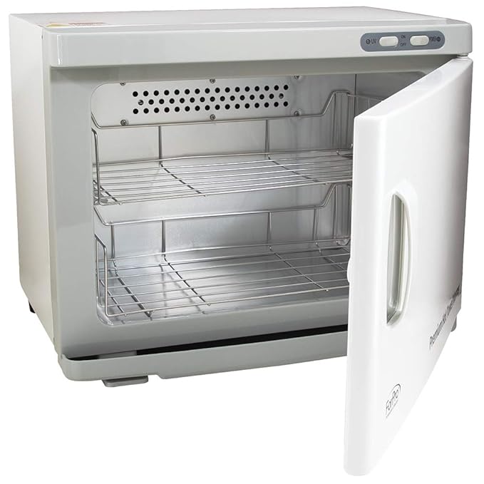 ForPro Professional Collection Premium Hot Towel Warmer, 23L Extra Large Capacity, Two Stainless Steel Racks, White