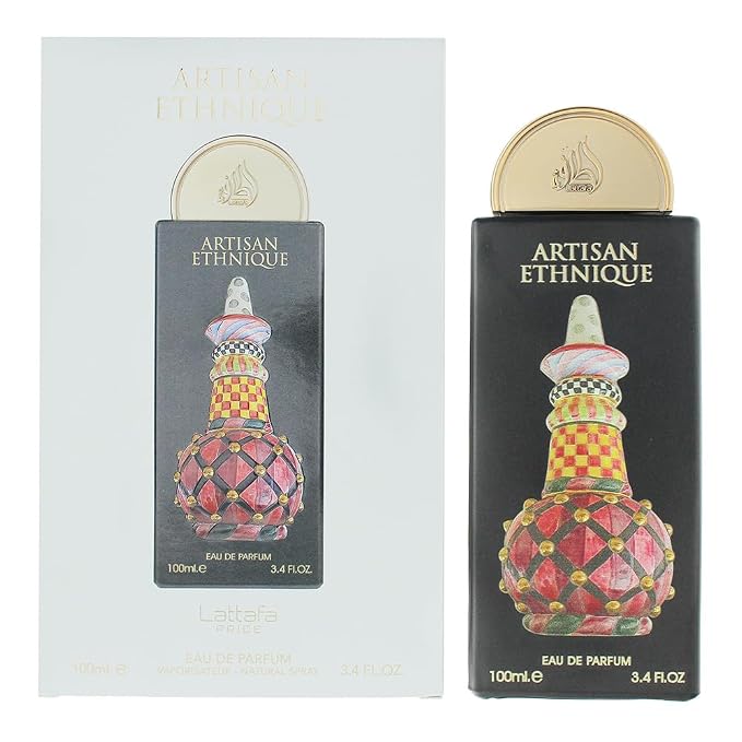 Lattafa Pride Artisan Ethnique for Unisex Eau de Parfum Spray, 3.4 Ounce / 100 ml