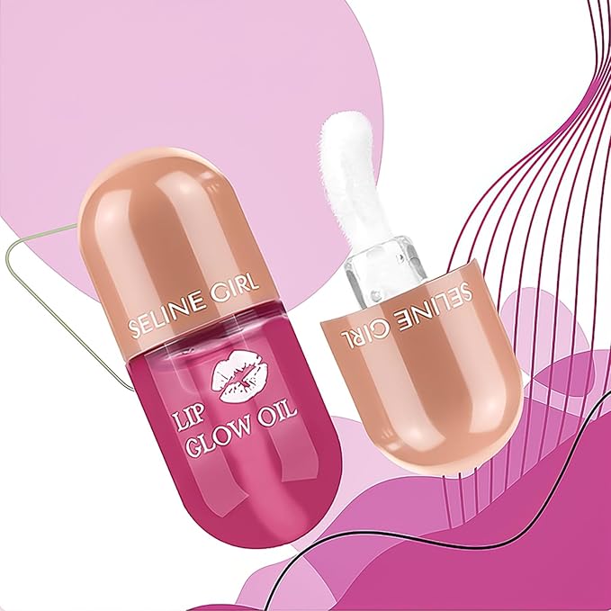 Lip Gloss, Lip Stain Makeup Smooth and Creamy Texture, Lip Tint for Women Girls, Long Lasting Lipstick, Lip Stain Makeup Moisturizing Non-Sticky #pink