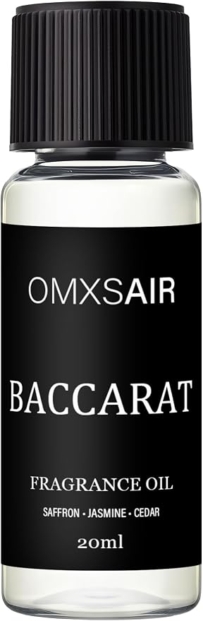 Luxury Hotel Scent Baccarat Oil Diffuser Refill Kit | Long Lasting Essential Oil for Large Room,HVAC & Car Waterless Fragrance Diffusers| Nanotech Formula| Spa Calming Aromatherapy Oil (20ml/0.7FL oz)
