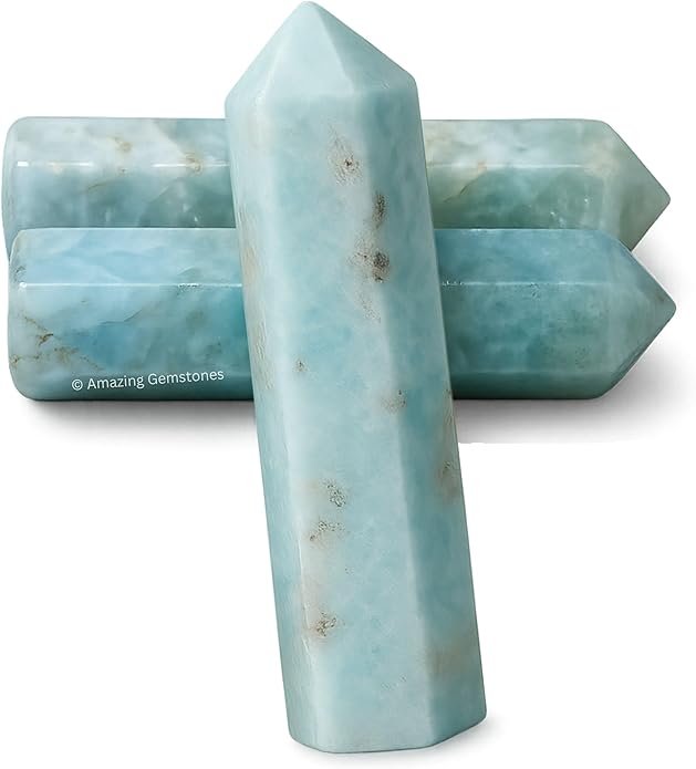Amazing Gemstone Crystal Points Bulk Healing Crystals & Stones - Premium Single Terminated Healing Wand Point Bulk Crystals for Crafts, Crystal Grid, DIY Work