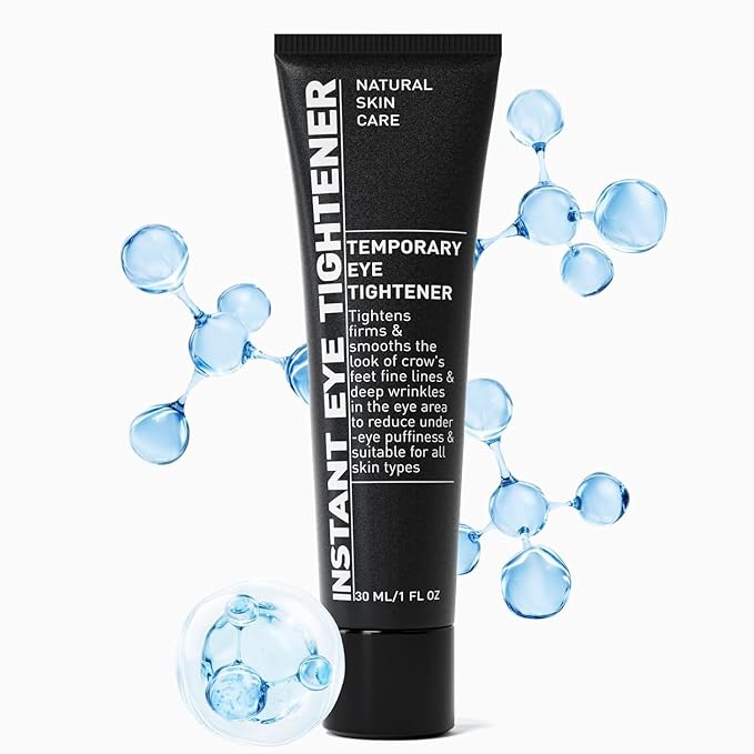 Instant Eye Tightener, Temporary Instant Visibly Reduces Wrinkles Dark Circles Under Eye Bags and Wrinkles Filler, Fine Lines Tightening and Lifting Cream for Women Men,1 FL Oz(Pack of 1)