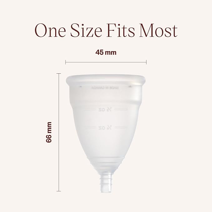 DIVA Cup - Medical Grade Silicone Cup for Period Care - Reusable Menstrual Cup - Up to 12 Hours of Continuous Wear - Model 2 (for Wide Vaginal Canals, Post-Partum & Ages 35+)