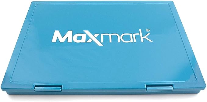 MaxMark Extra Large Magenta Purple Ink Stamp Pad - 8.25" x 11.5" - Industrial Felt Pad - Magenta Purple Color
