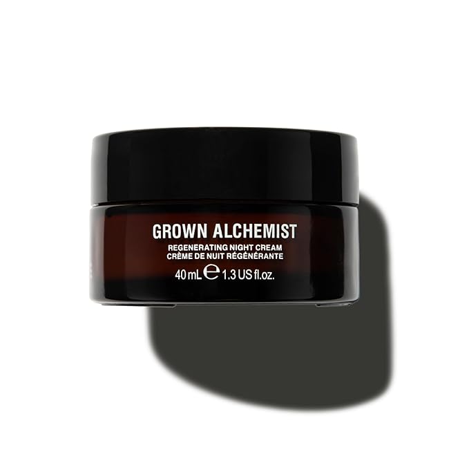 Grown Alchemist Regenerating Night Cream, 40ml, Anti-Aging Moisturizer for Firming, Collagen Boost & Wrinkle Reduction