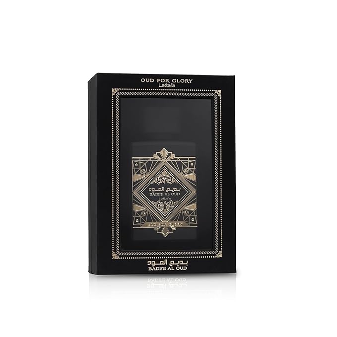 Lattafa Perfumes Bade'e Al Oud, Oud for Glory for Unisex Eau de Parfum Spray, 3.4 Ounce