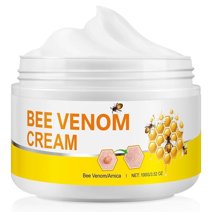 Bee Venom Cream for Face & Body – Hydrating Moisturizing Cream for Dry Skin, Soothing Lotion 3.52 oz