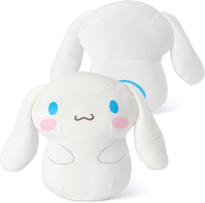 Northwest Cinnamoroll Sweet Treat Cinnamaroll Hugger Pillow & Silk Touch Throw Blanket Set, Stuffed Animal, 50x60 inches and 11 inch Plushie