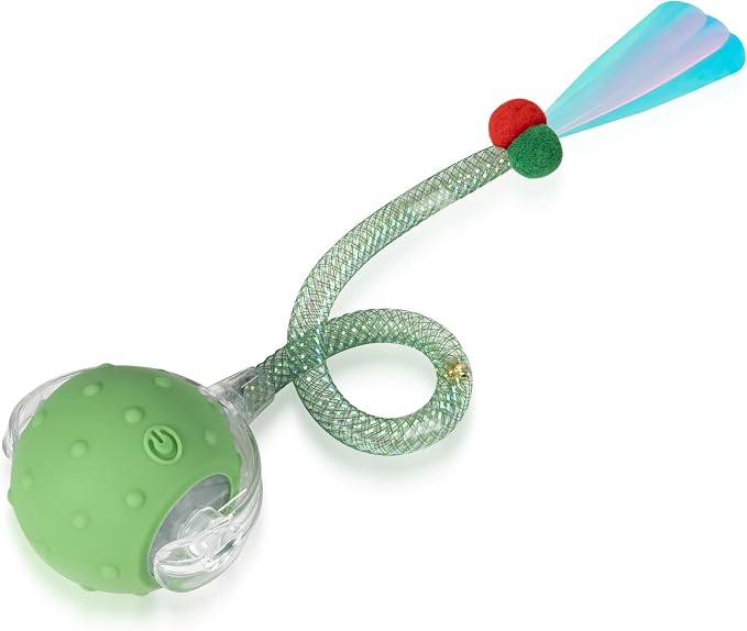 Interactive Cat Toys Ball,Automatic Moving Ball Toy,Rechargeable