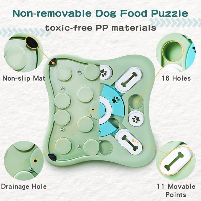 Dog Puzzle Toys Set,Pet Enrichment Toys from Small to Medium