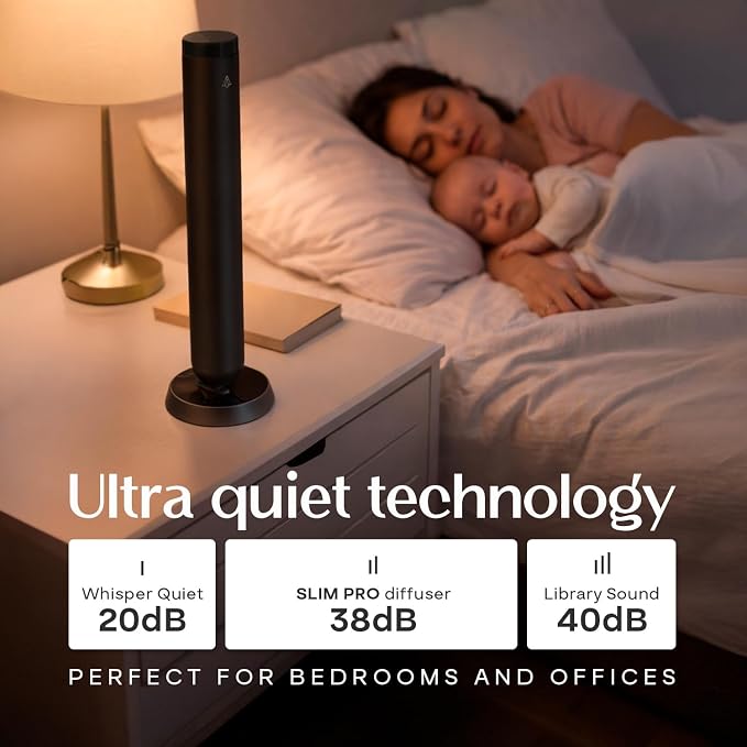 AromaPlan 5-Star Collection Cold Air Diffuser (Fragrance &Sample Set Included) –Recharchable Waterless Diffuser,Brushed Aluminum Body | Remote &Touch Control | Silent,Energy-Saving, 1-Week Battery, Bl