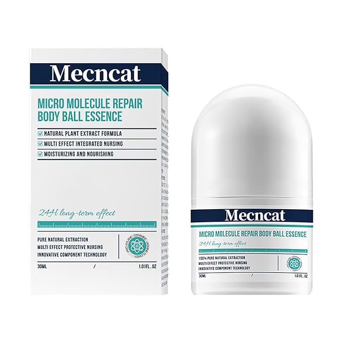 Multi-effect Repair Care Roller Micro-molecular Essence丨 Improves Multiple Skin Problems, Natural Ingredients, Suitable for All Skin Types, 1oz