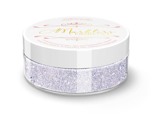 MARBLERS Glitter Mica Powder [Blueberry Lust] 0.14oz (4g) | Glitter Mica | Highly Pigmented | Non-Toxic, Vegan, Cruelty-Free | Eyeshadow, Body Butter, Nail Polish, Nail Art | Party, Body, Face Makeup