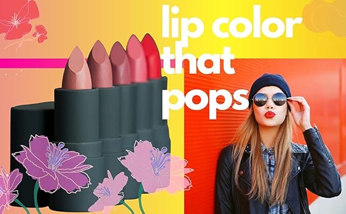 Mauvelous Dark Rose Pink Matte Creamy Pearl Lipstick Color Moisturizing Paraben Free, No Animal Testing & Cruelty Free Lip Makeup Color
