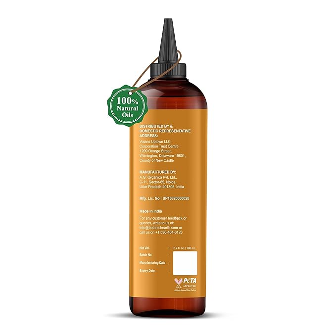 Botanic Hearth Hair Oil for Hair Growth & Hair Treatment Oils | Strengthening Dry, Frizzy, Damaged Hair & Scalp Treatment | Batana & Caffeine Hair Oil – 6.7 Fl Oz