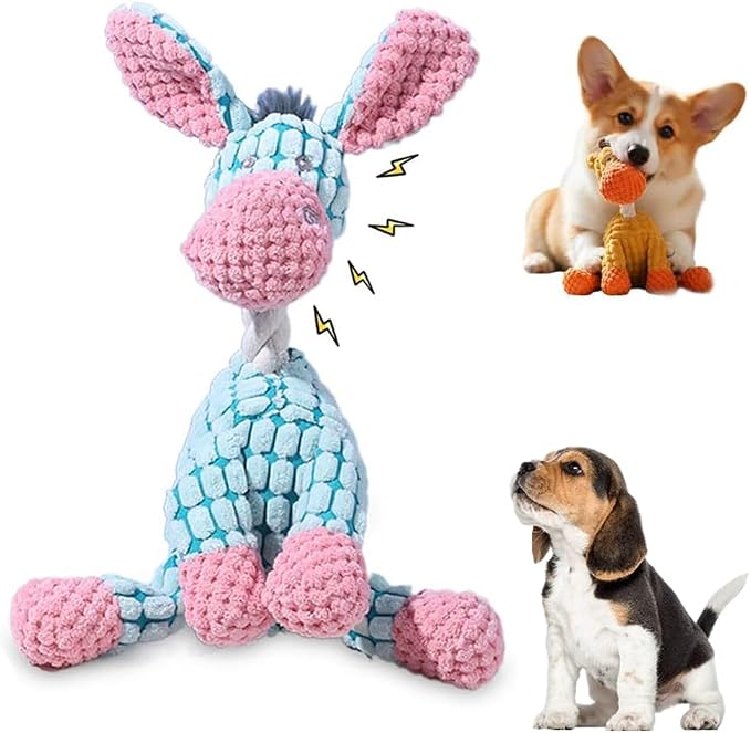 Dog Toys Indestructible Plush Dog Toy for Aggressive Chewers,