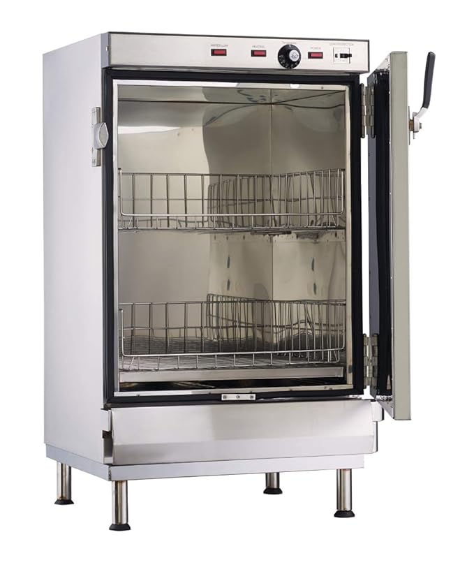 Dermalogic Towel Steamer 180, Stainless Steel Finish Modern Design Towel Warmer for Massage Beauty Center Barber Nail Salon Spa Furniture Equipment