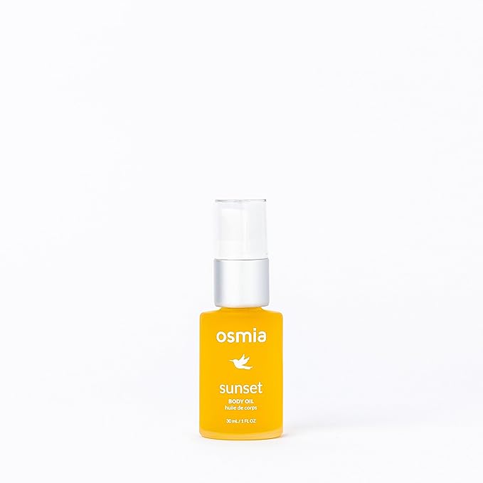 Osmia Skincare Sunset Body Oil | Jojoba, Kukui, Rosehip Seed Oils | Nourish, Soothe, Strengthen | Clean Beauty For Healthy Skin (1 fl oz | 30 ml)