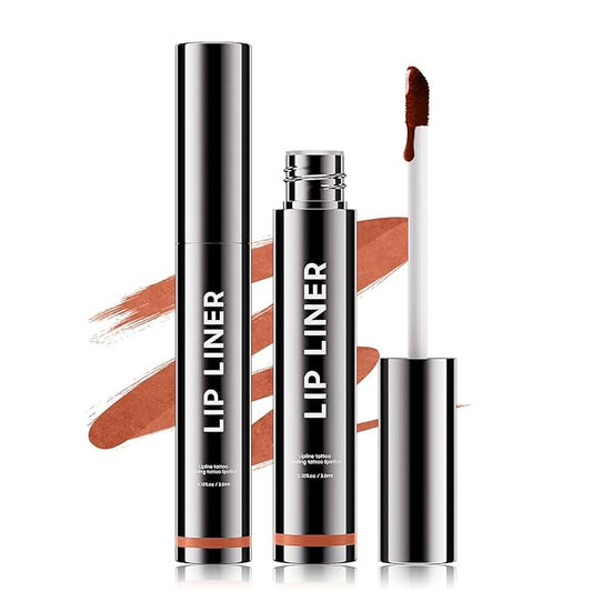 OETUIOW Lip Liner Stain, Lip Stain Moisturizing & Enhancing Complexion for All Skin Types Women, Lip Lint Waterproof & Long-Lasting (Nude)