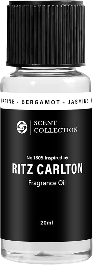 Luxury Hotel Scent Diffuser Oil Inspired by The Ritz Carlton Long-Lasting Essential Oil Refill for HVAC Systems, Home & Spa Use l Waterless Essential Aromatherapy(20ml/0.68Fl Oz)
